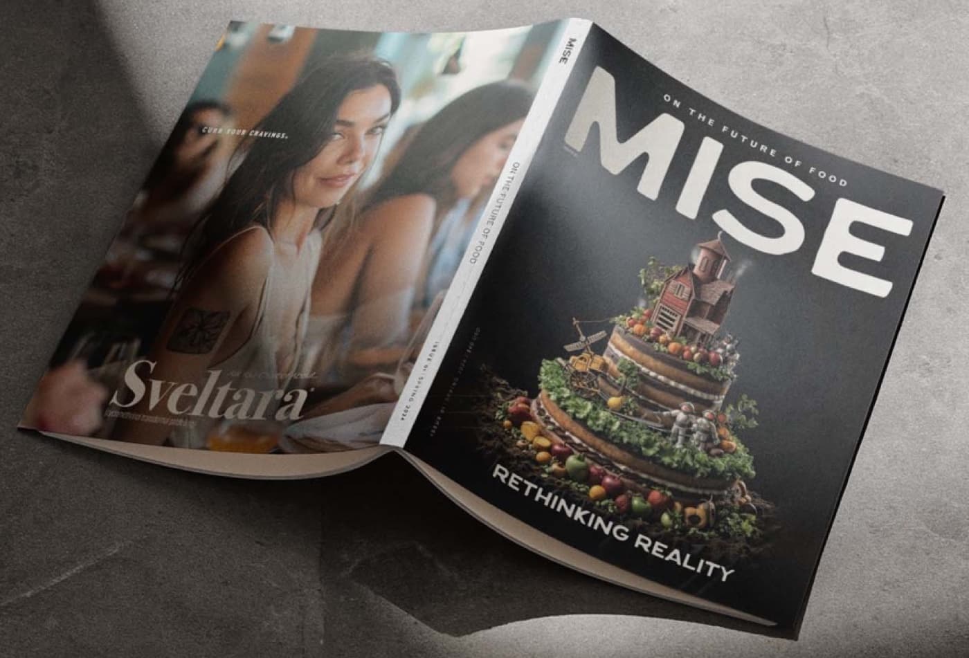 Mise: On the Future of Food. My annual book of food scenarios, designed like a magazine from the future.